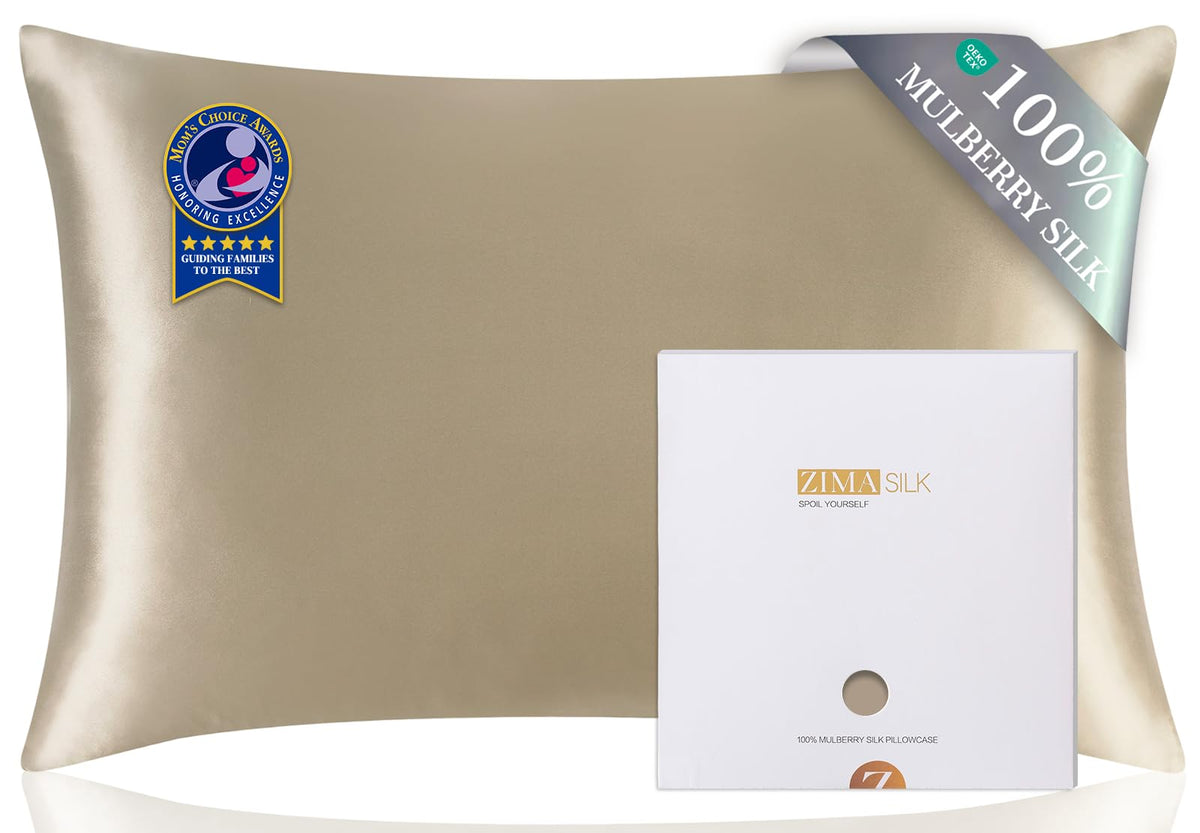 ZIMASILK taie avant packaging montrant finition soignée et élégance