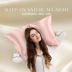 ZIMASILK taie sur oreiller en situation montrant confort nocturne