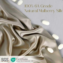 ZIMASILK gros plan sur texture de soie Mulberry 19 momme douceur visible