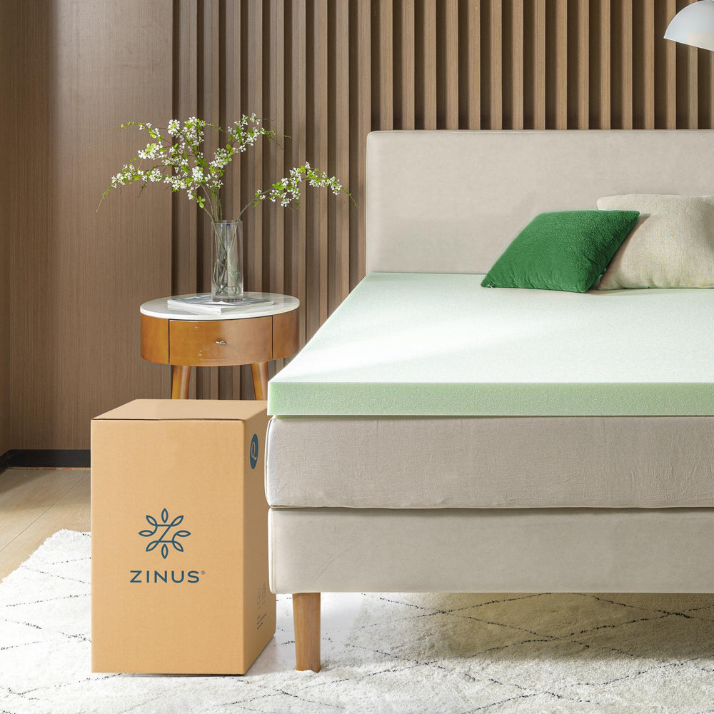 Zinus boîte Wonderbox compacte, réduit l'empreinte carbone et facilite livraison
