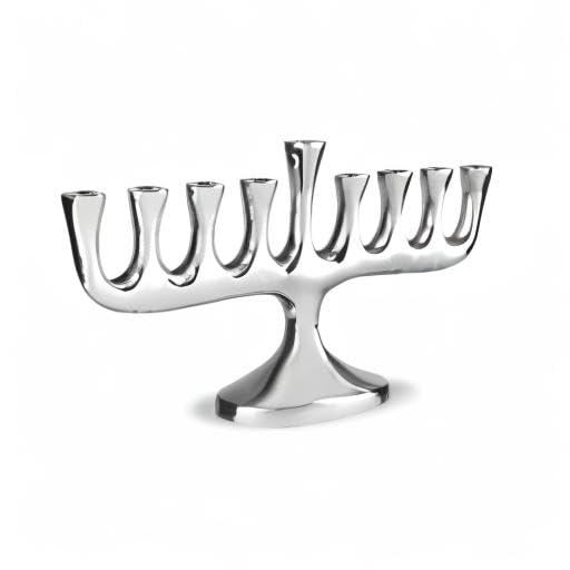 Menorah Zion Judaica en scène de table décorative pour Hanoukka