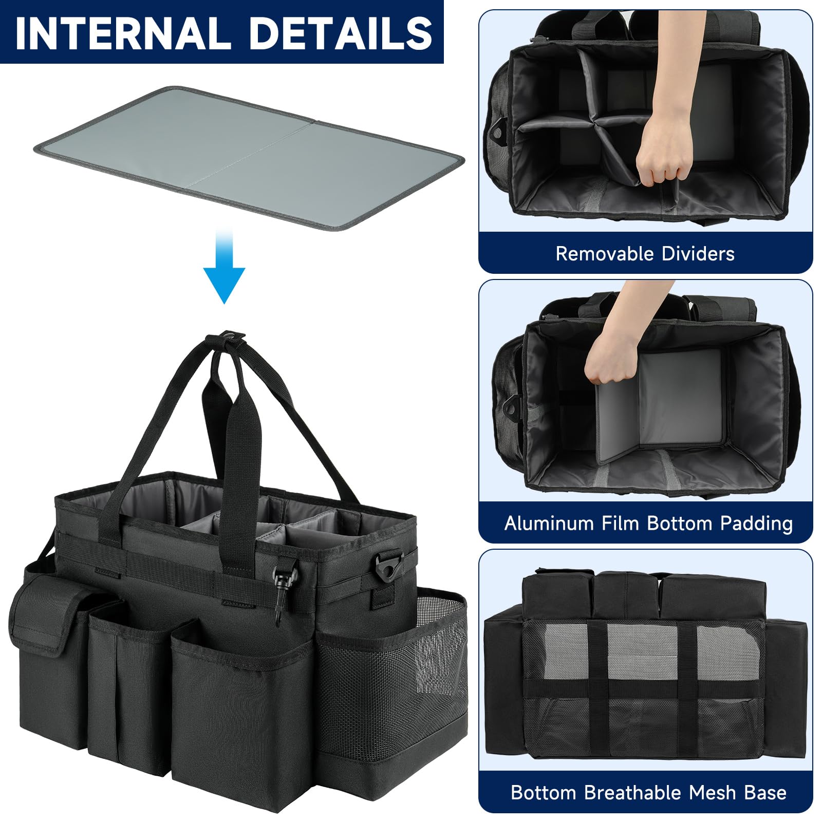 ZIOZERTT fond renforcé en aluminium offrant stabilité et protection