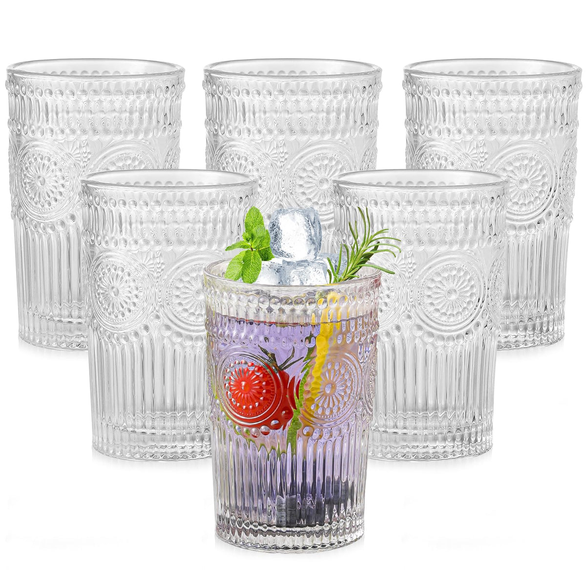 ZMOWIPDL face avant lot de 6 verres élégant et pratique