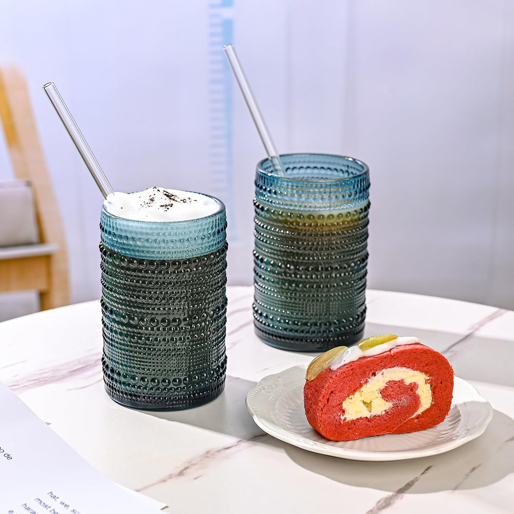 ZMOWIPDL pailles en verre et brosses incluses pour nettoyage facile