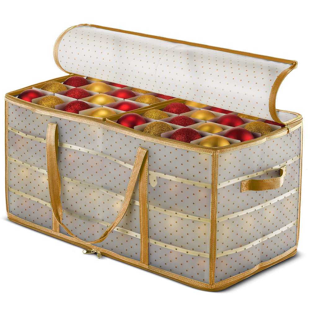ZOBER boîte dorée face avant montrant fermeture et design protecteur