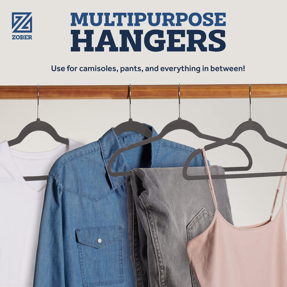 ZOBER cintre en usage avec manteau lourd offrant maintien sécurisé