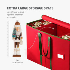 Compartiment ZOBER spacieux contenant figurines et accessoires volumineux
