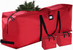 ZOBER housse devant montrant le sac complet et la couleur rouge pour rangement organisé