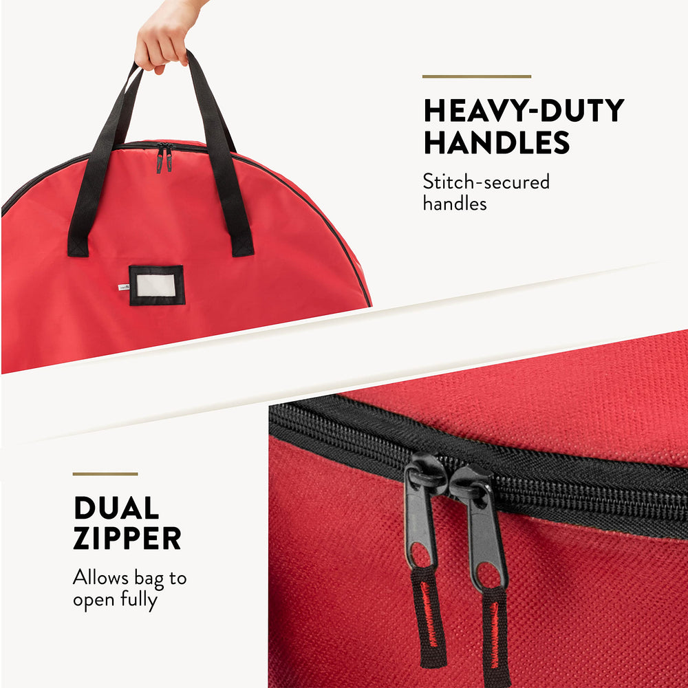 ZOBER double zip ouvert montrant accès complet et protection
