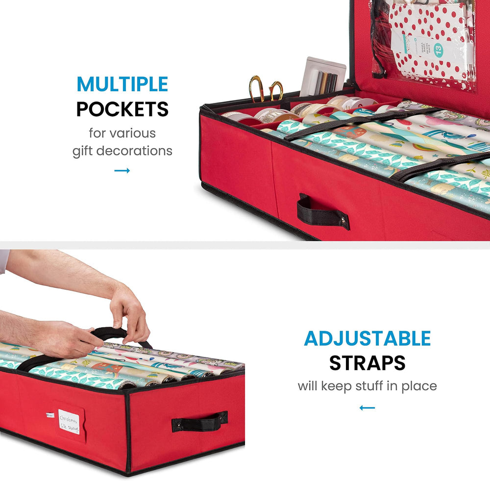 Scène festive ZOBER avec cadeaux et accessoires montrant usage pratique en fête