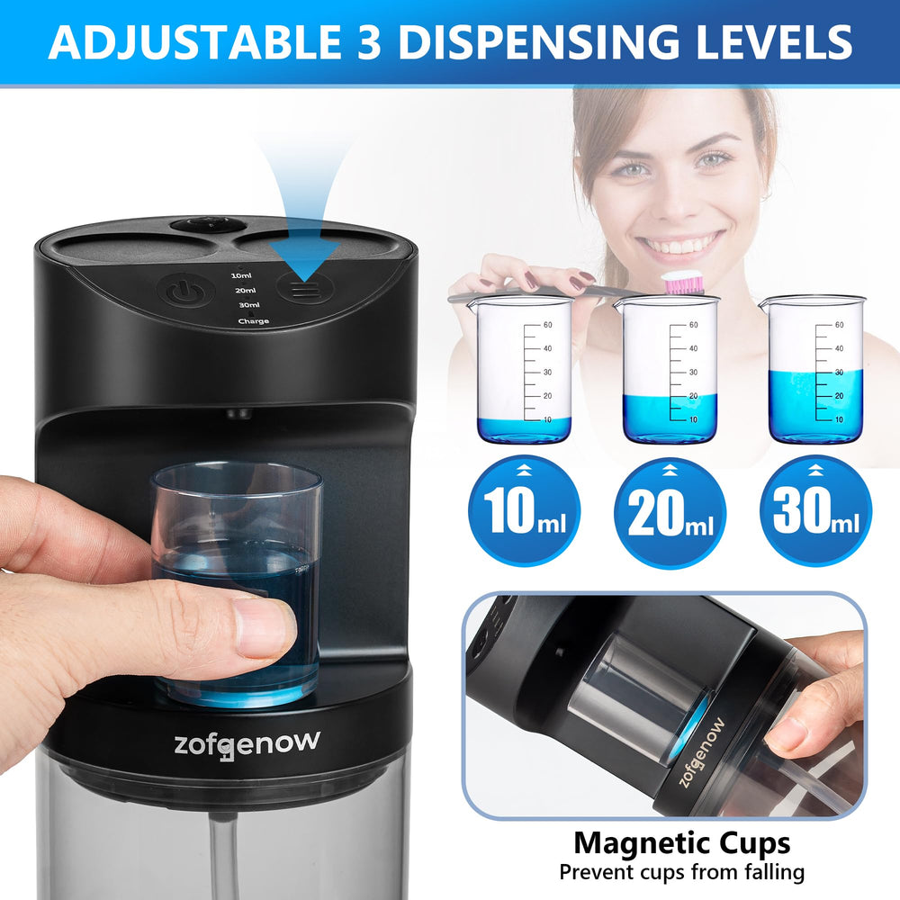 ZOFGENOW réservoir 580 ml ouvert illustrant grande capacité et moins de remplissages