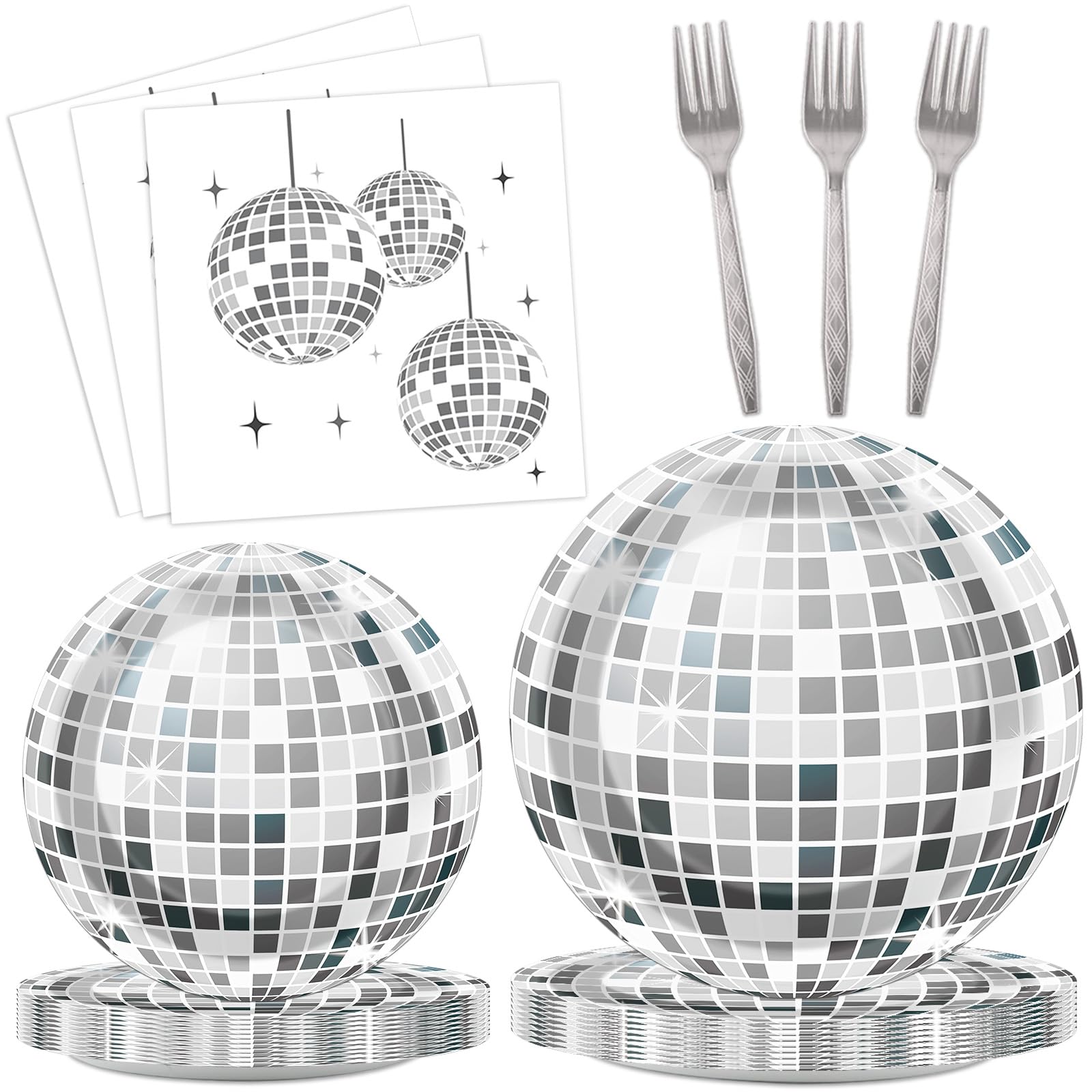 ZOIIWA assiette avant-plan effet disco attire le regard