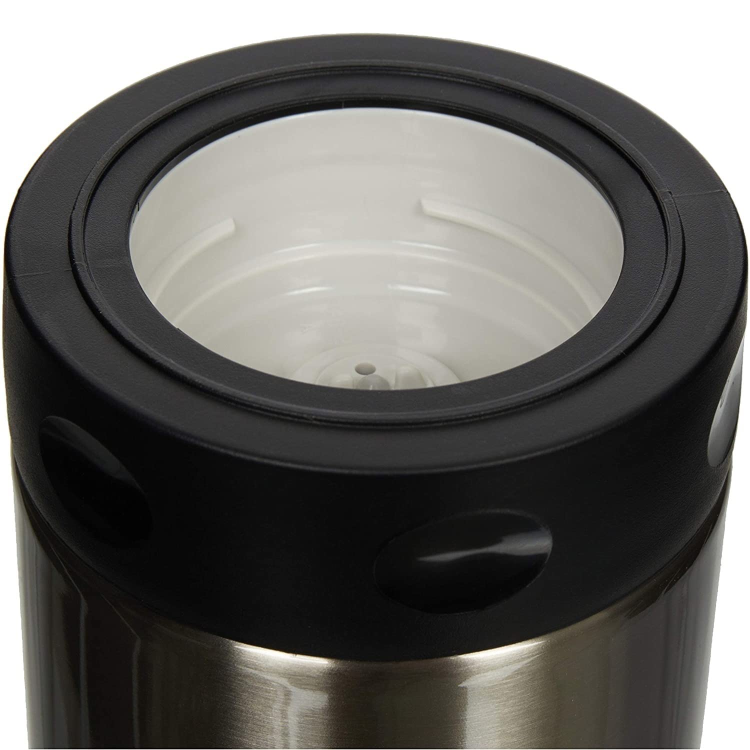 Zojirushi détail du couvercle avec bossages et joint, facilite ouverture et étanchéité