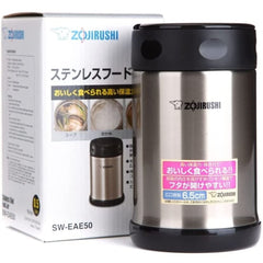 Zojirushi bocal en usage avec soupe chaude, garde température et permet manger directement