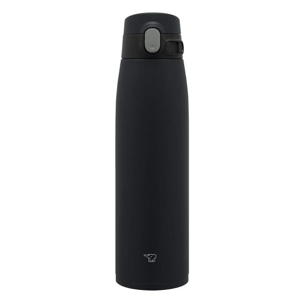 Zojirushi face avant du mug noir montrant sa capacité et son design pratique