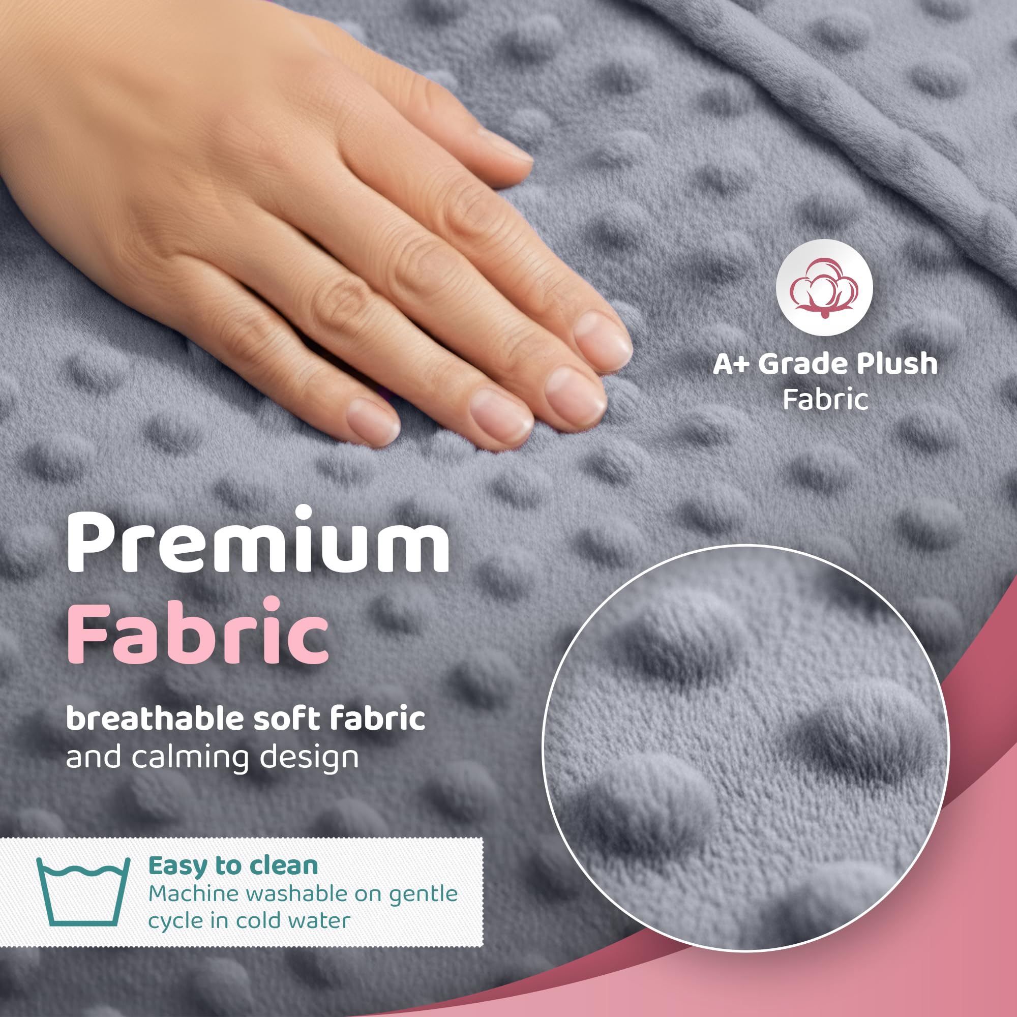Zomaple housse détachable en tissu respirant, facile à laver pour hygiène