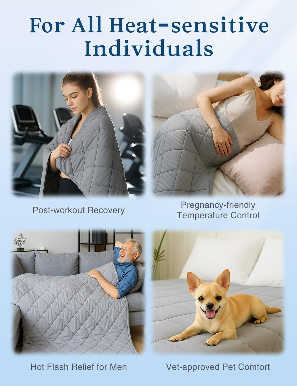 ZonLi étendue sur un lit simple démontrant son usage quotidien