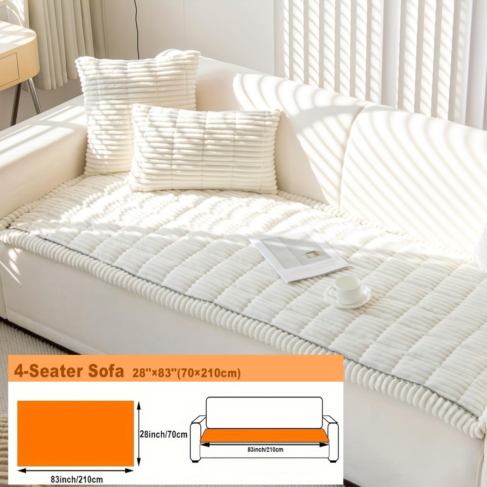 ZQFFB housse intégrée dans un salon montrant style et protection