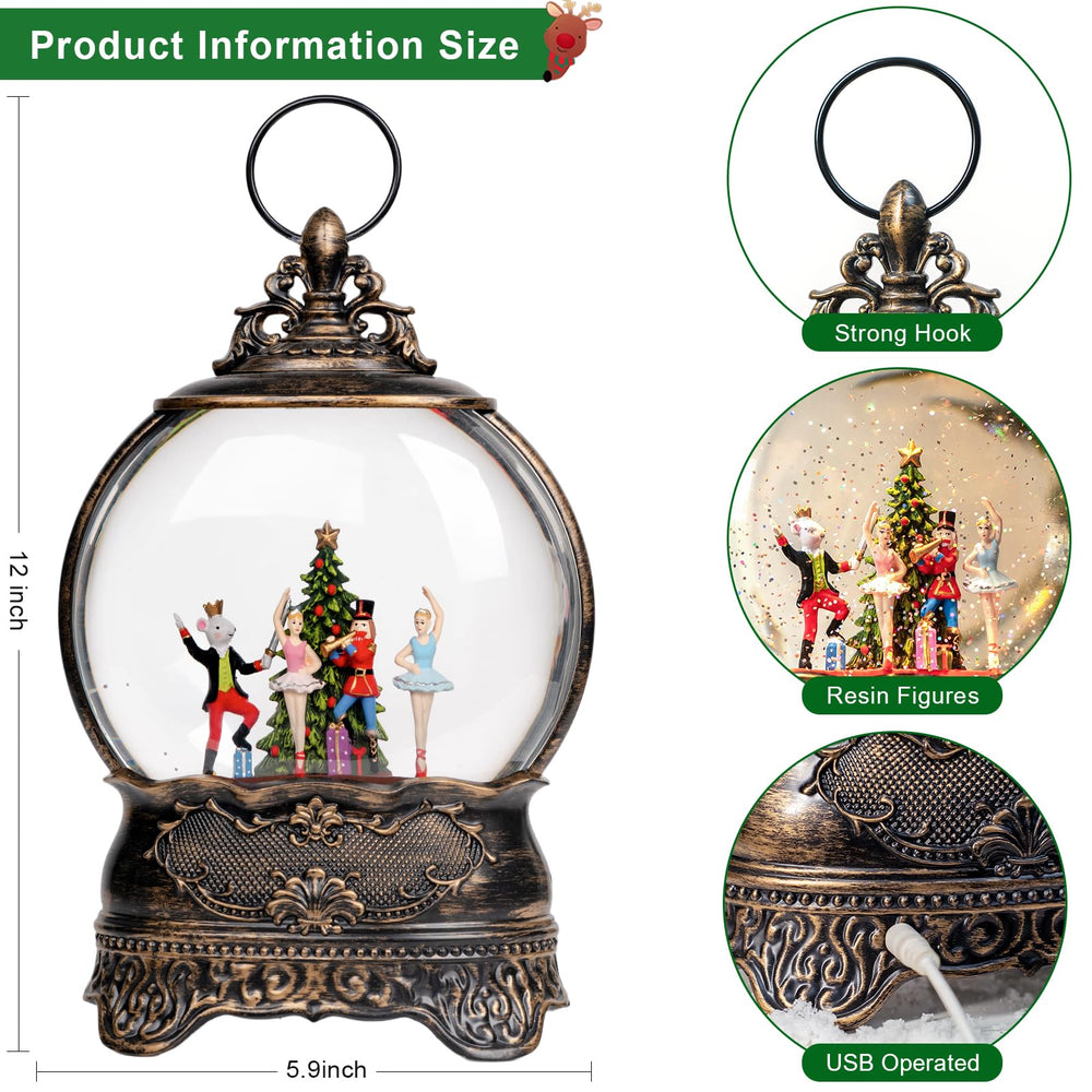 ZQQLITE lanterne posée sur cheminée apportant décoration de Noël élégante