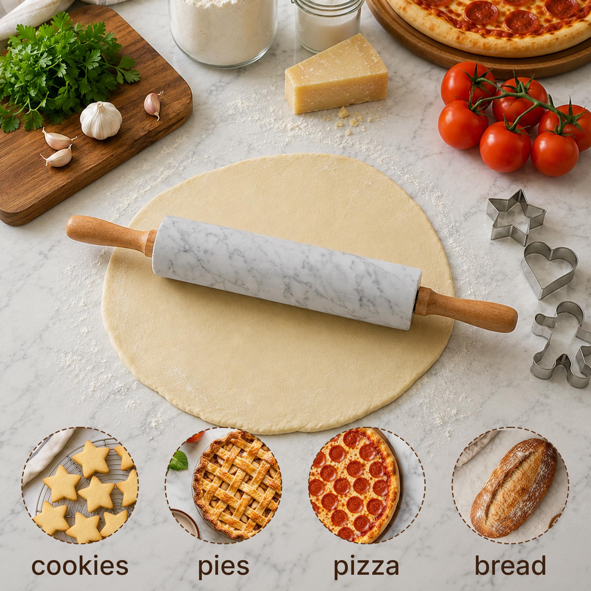 Zulay Kitchen comparaison taille 17 pouces montrant échelle et maniabilité