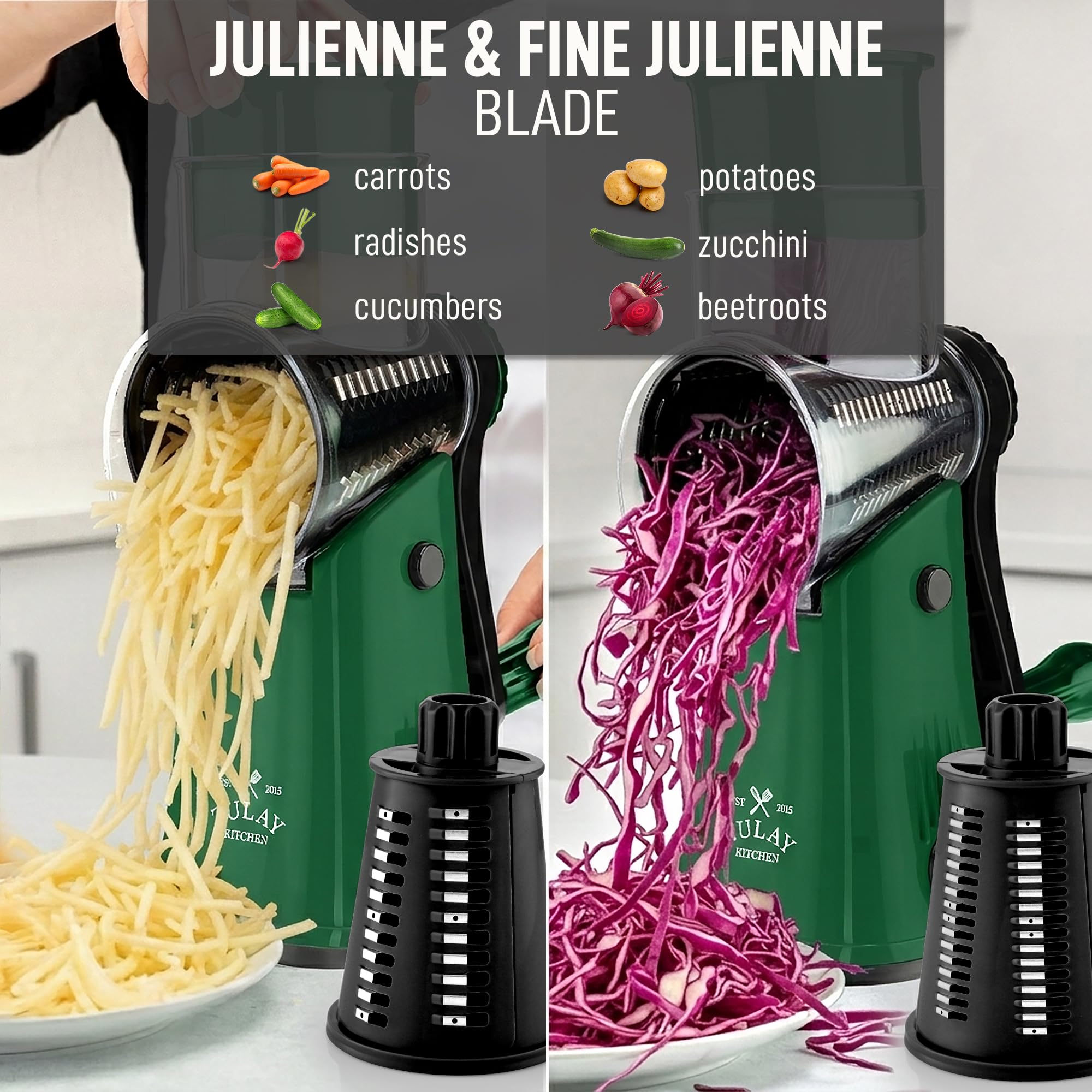 Zulay comparaison taille main montrant la compacité et facilité de manipulation
