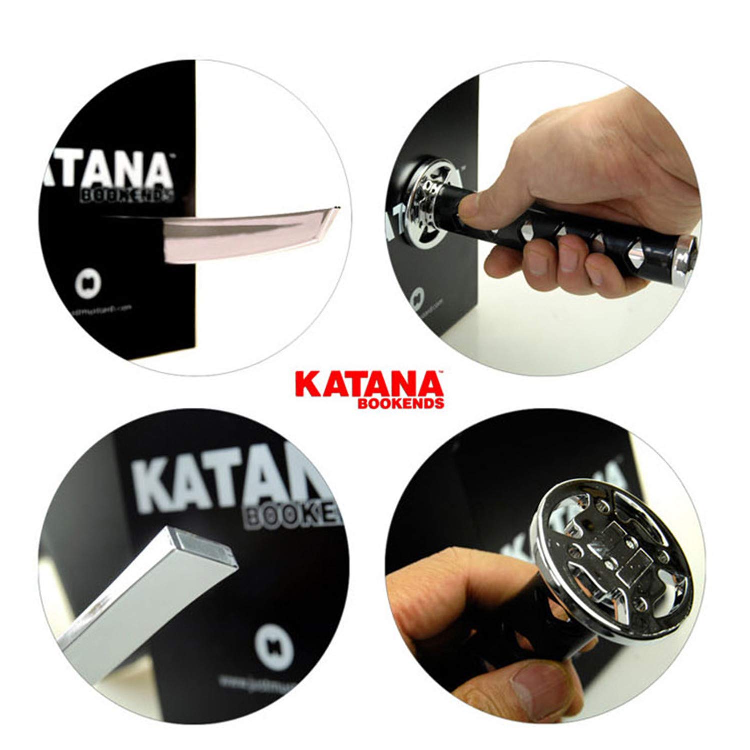 ZWCIBN gros plan poignée de katana plastique ABS sûre et décorative