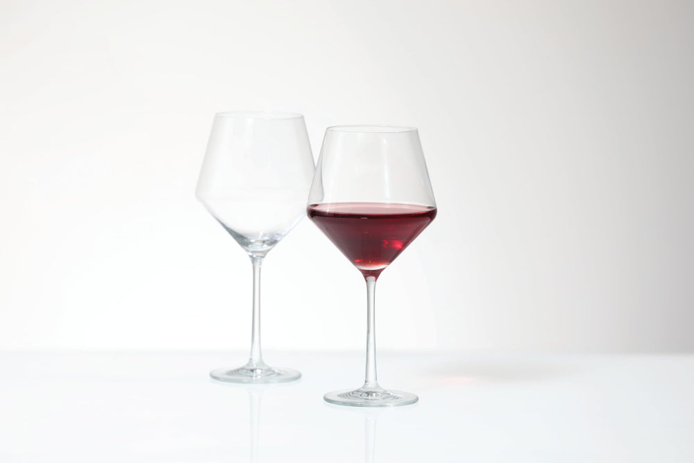 Zwiesel Glas emballage et étiquette illustrant fabrication allemande fiable