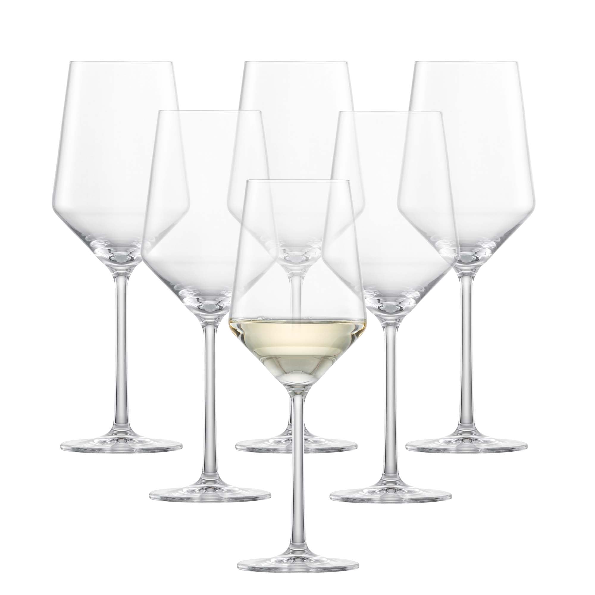 Zwiesel Glas verre Pure face montrant silhouette élégante et transmission lumineuse