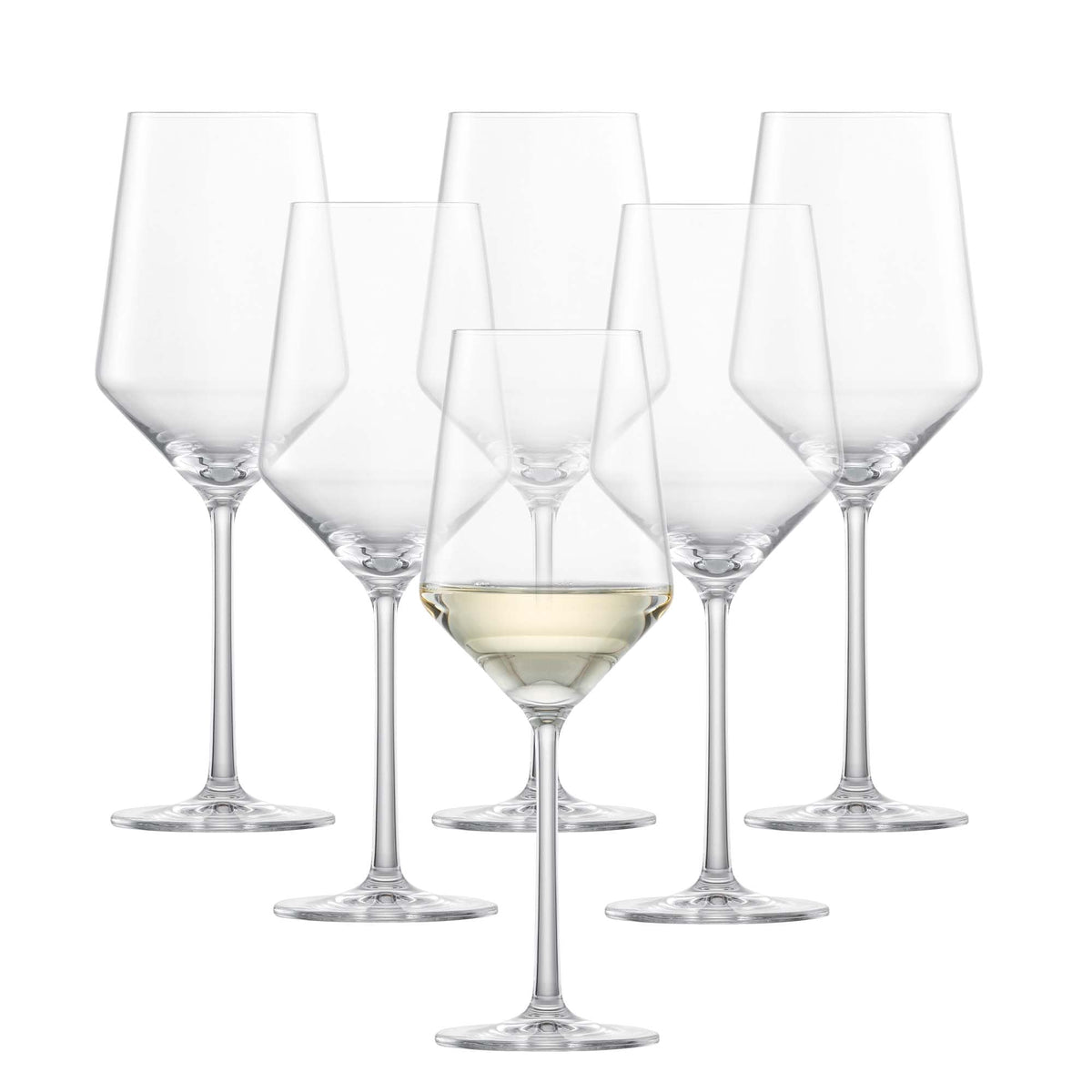 Zwiesel Glas verre Pure face montrant silhouette élégante et transmission lumineuse
