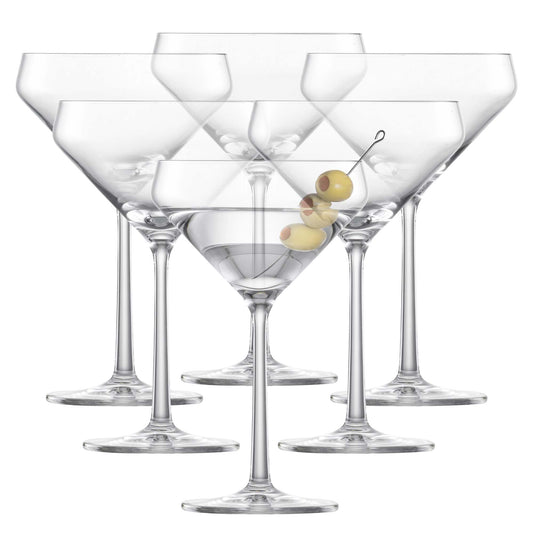 Zwiesel Glas verre Pure face montrant silhouette élégante et présentation soignée