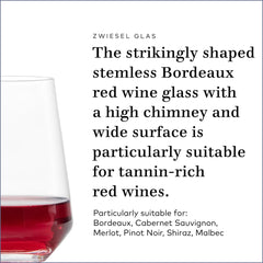 zwiesel glas comparaison de taille illustrant capacité et ergonomie