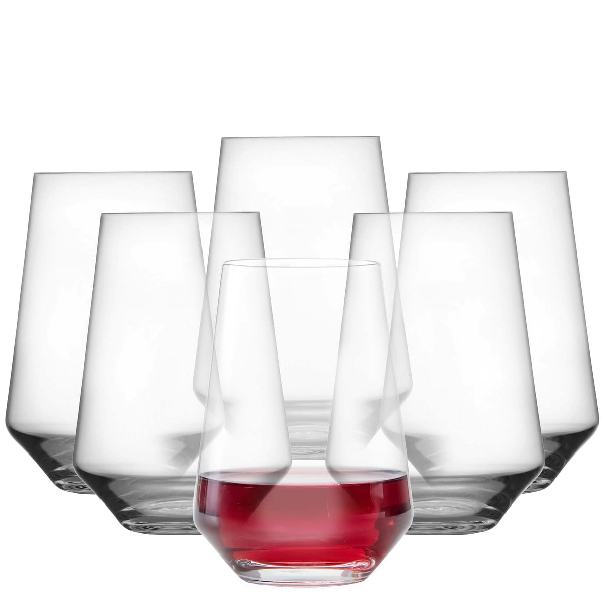 zwiesel glas verre bordeaux avant montrant silhouette élégante et praticité