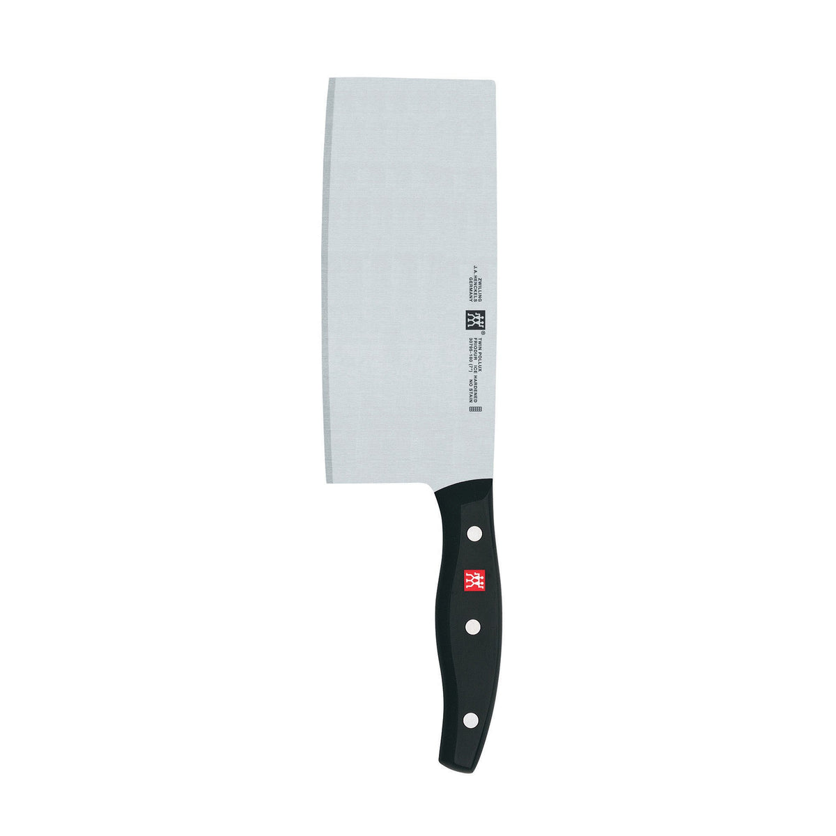 ZWILLING cleaver face avant montrant la lame et l’équilibre parfait