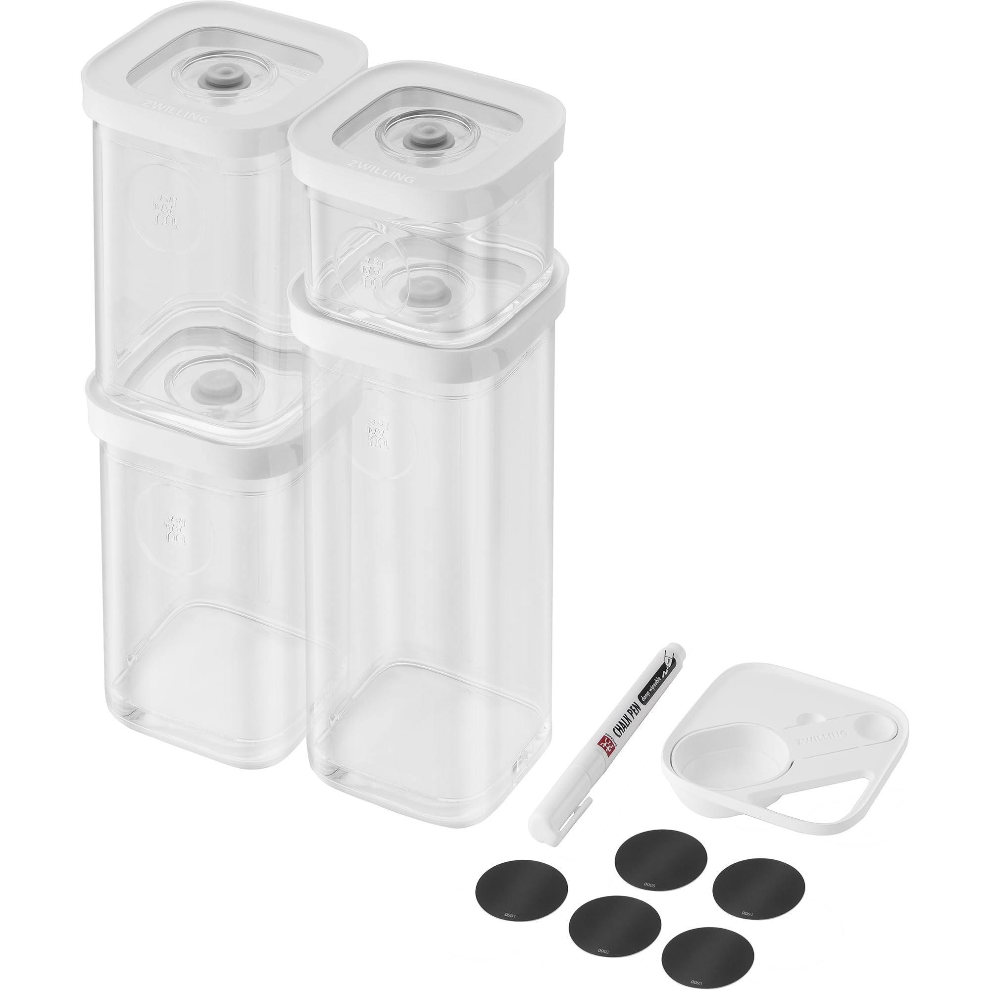 ZWILLING CUBE vue avant de l’ensemble montrant rangement organisé