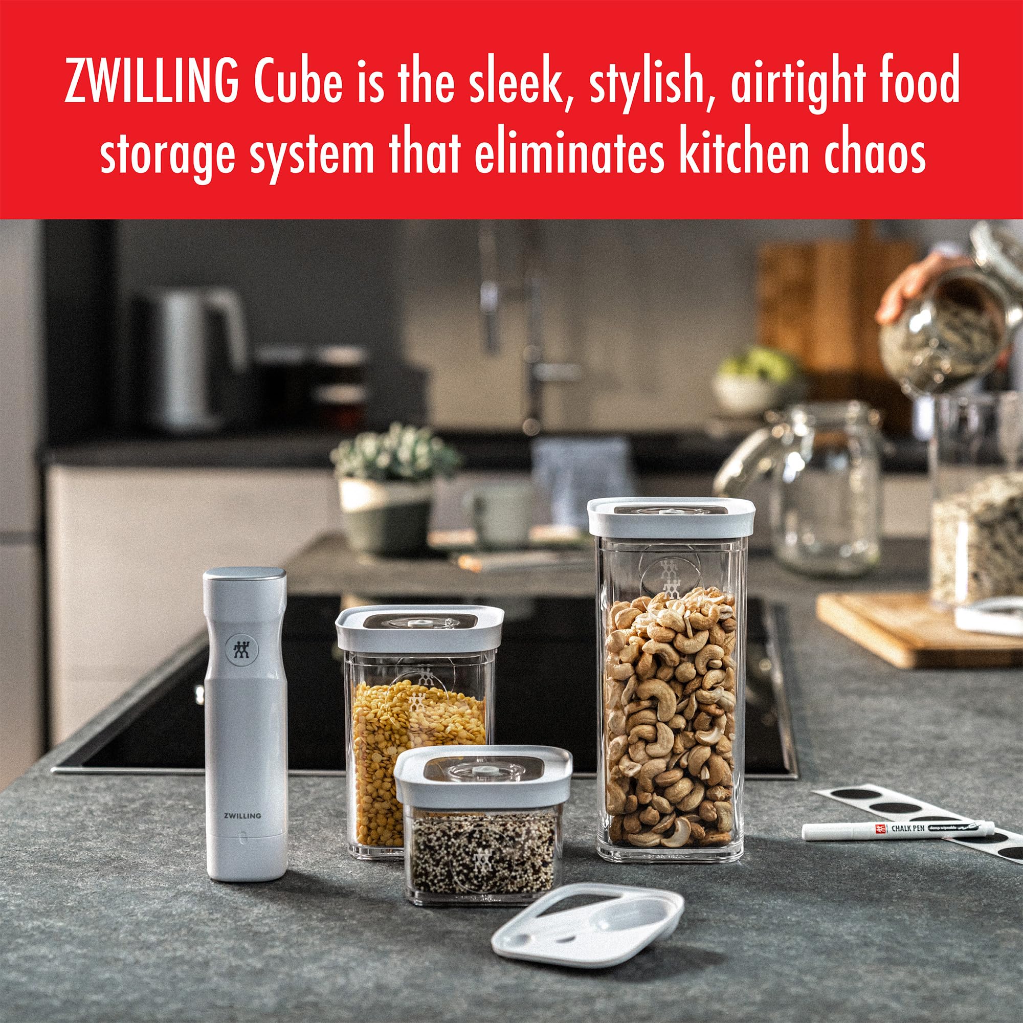 ZWILLING boîtes empilées dans tiroir optimisant espace