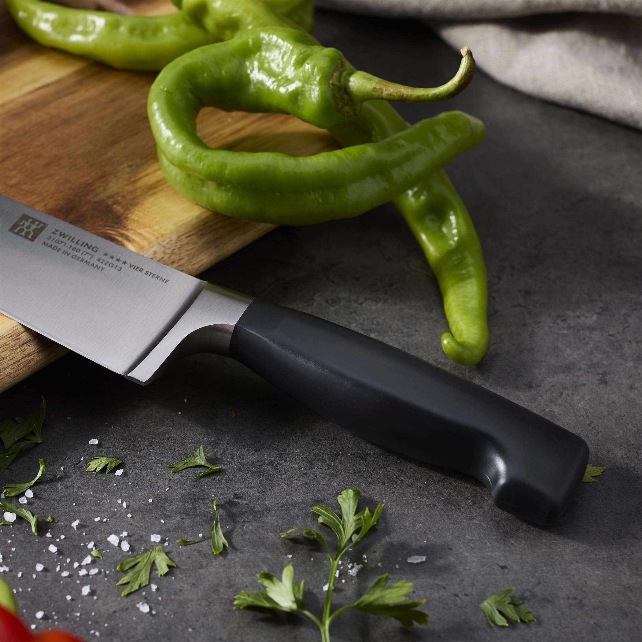 ZWILLING étiquette et marquage qualité allemande visibles