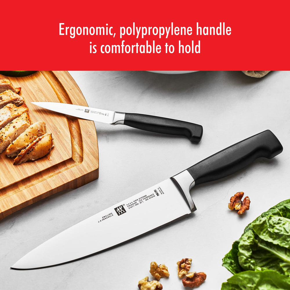 ZWILLING outils sur plan de travail montrant polyvalence culinaire