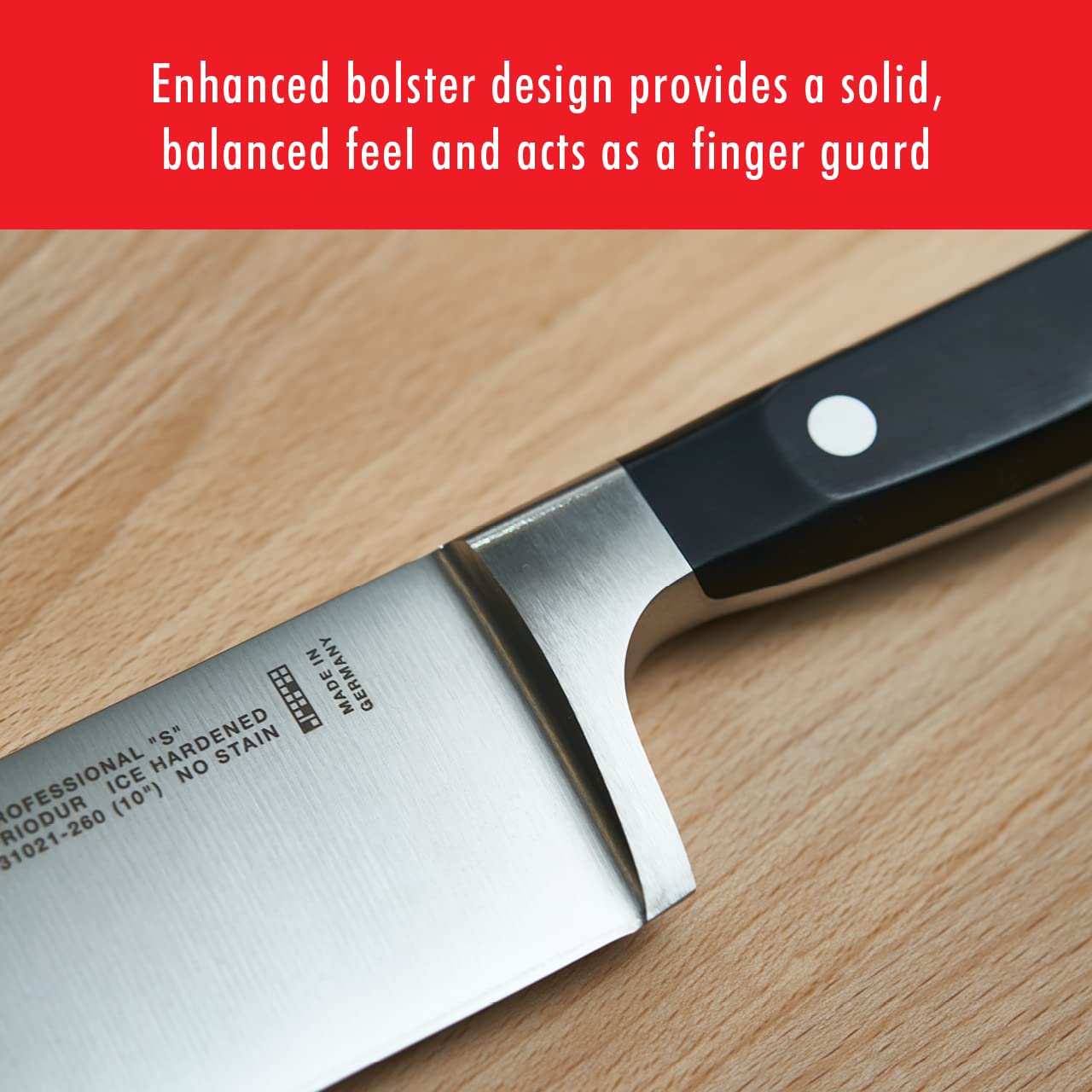 ZWILLING mitre garde-doigt pour sécurité et stabilité