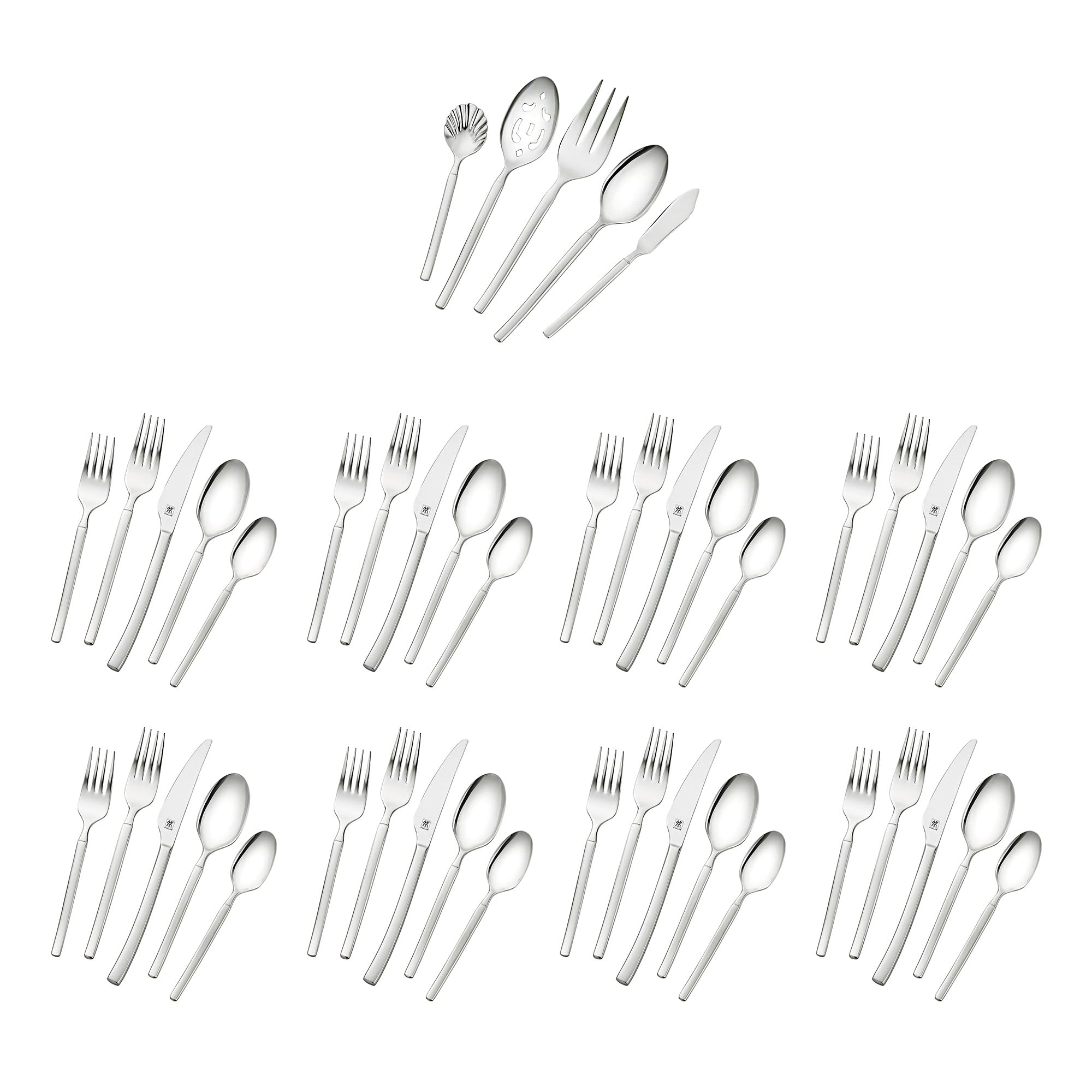 ZWILLING Opus service dressé pour une table, aspect professionnel et uniforme