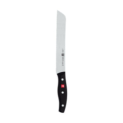 ZWILLING lame crantée face avant montrant tranchant précis