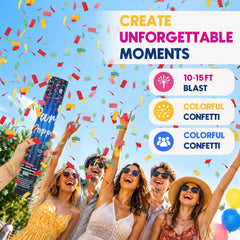 ZZPAKUE gros plan sur confettis papier multicolores montrant couleur et texture
